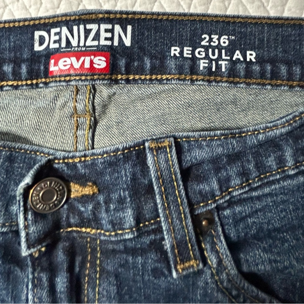Denizens from‎ Levi’s men’s size 36/32 straight leg denim jeans - Picture 5 of 10